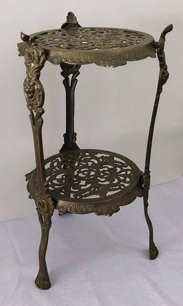 Table dappoint - Laiton - Support pour plante de 45 cm