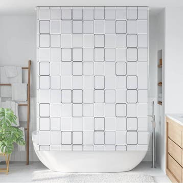 vidaXL Rolgordijn voor douche 140x240 cm vierkant, Verzenden, Nieuw