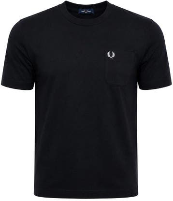 Fred Perry T-Shirt Navy maat Maat 48/50 (M) Heren, Verzenden