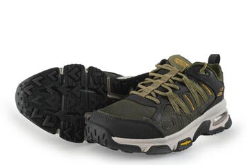 Skechers Wandelschoenen in maat 42 Groen, Kleding | Heren, Schoenen, Overige kleuren, Verzenden, Zo goed als nieuw, Skechers