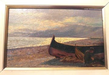 Agostino Bosia (1886-1962) - Paesaggio marino