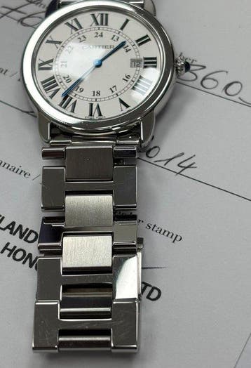 Cartier - Ronde Solo - 3603 - Unisex - 2014, Nieuw