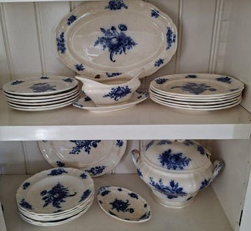 Villeroy & Boch - Tafelservies (23) - Model Rose Bleue -