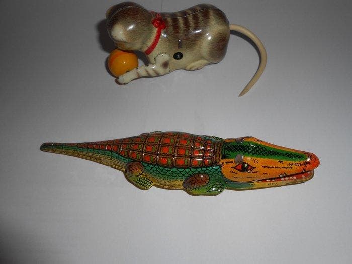 Gama - Jouet en étain à remontoir - 1950-1959, Antiquités & Art, Antiquités | Jouets