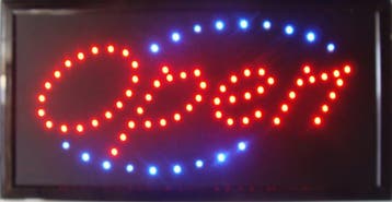 OPEN LED bord lamp verlichting lichtbak reclamebord #C5, Verzenden, Nieuw