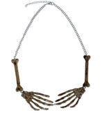 Halloween Ketting Skelet Armen, Verzenden