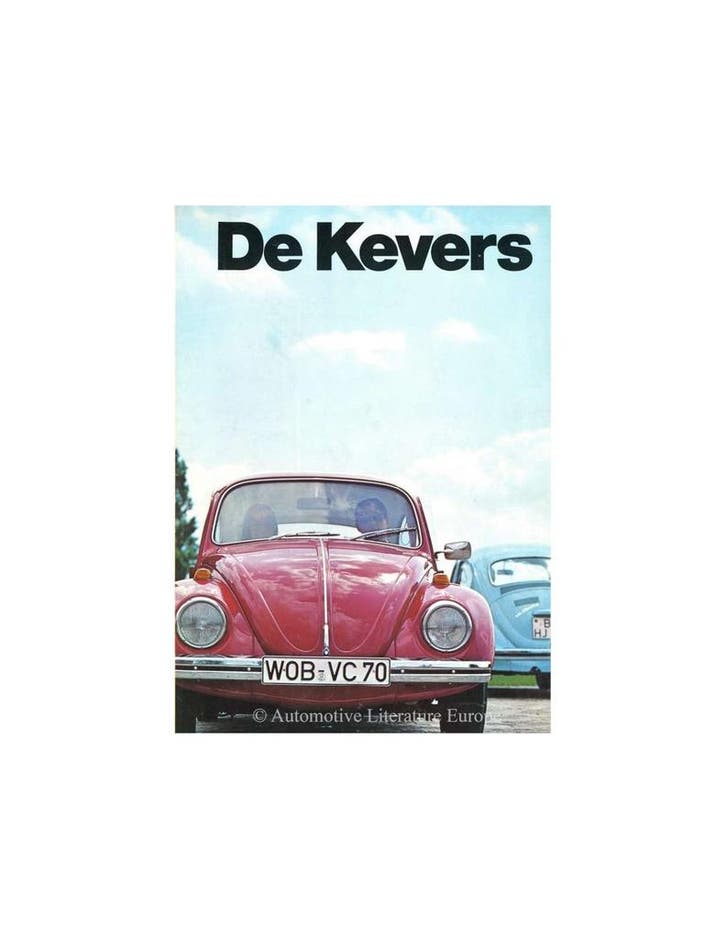 1969 VOLKSWAGEN KEVER BROCHURE NEDERLANDS, Boeken, Auto's | Folders en Tijdschriften, Ophalen of Verzenden