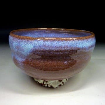 Seto Ware Jun Ware Glaze Tea Bowl by Takatoshi Kato Japanese, Antiquités & Art