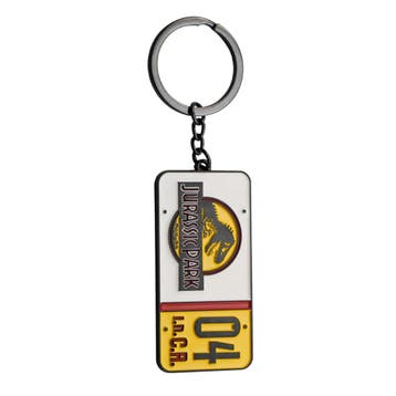Jurassic Park Licence Plate Sleutelhanger, Ophalen of Verzenden