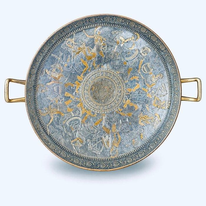 Im Umkreis Barbedienne/Susse Fréres - Tazza - Bronze, Antiquités & Art, Antiquités | Meubles | Chaises & Canapés