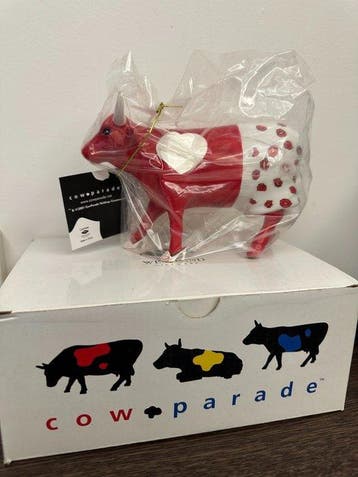 CowParade - Sculpture, cowparade art cow ornaments - 12 cm -