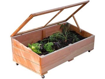 Veiling - 2x Verrijdbare Moestuinbak met plexiglas deksel 10, Tuin en Terras, Nieuw