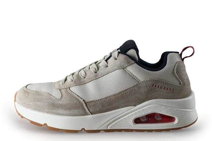 Skechers Sneakers in maat 42 Wit, Kleding | Heren, Schoenen, Wit, Zo goed als nieuw, Sneakers, Verzenden