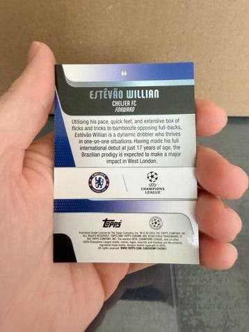 2025/26 Topps Chrome Premier League Estevao /10 ROOKIE, Nieuw