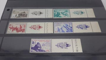 Empire allemand 1942/1941 - Vignettes de dons / Dépenses