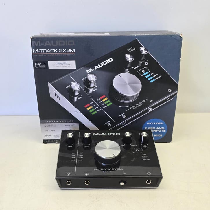 M-Audio M-Track 2x2M USB Audio Interface | Nette Staat, Audio, Tv en Foto, Overige Audio, Tv en Foto, Nieuw, Ophalen of Verzenden