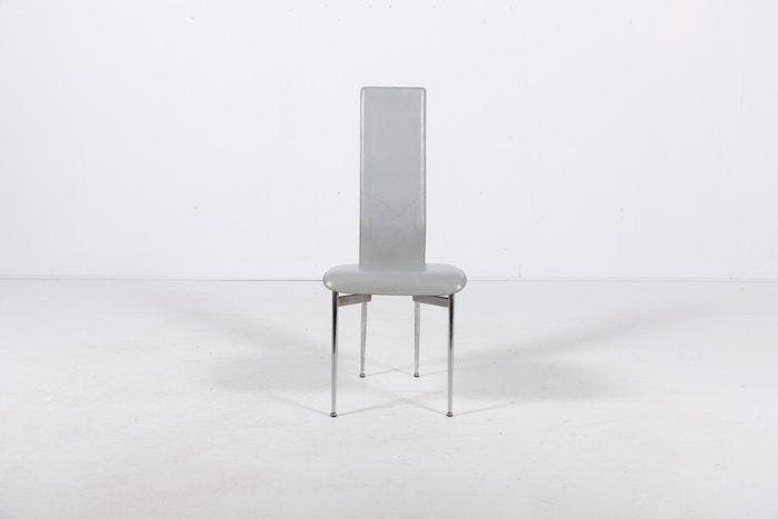 Fasem - Stoel - Staal, Leder, Antiek en Kunst, Antiek | Meubels | Stoelen en Sofa's