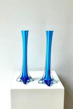 Vaas (2) - Overglas - 2 stangen vazen