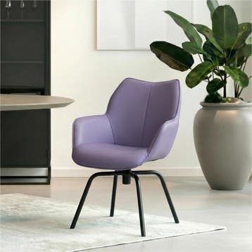Set van 6 Leren draaibare eetkamerstoelen Magic - Toledo, Ophalen of Verzenden
