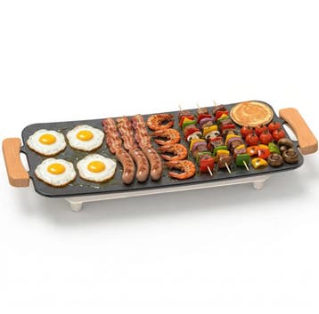 2dekans | Woox Elektrische Grill Aluminium - 56 x 26 x 7,5, Ophalen of Verzenden