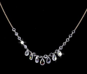 Halsketting - 14 karaat Geel goud - 3.09ct. tw. Diamant, Nieuw