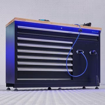 Datona Premium werkbank met stroom en lucht - 136 cm -, Doe-het-zelf en Bouw, Ophalen of Verzenden, Nieuw