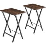 tectake Set van 2 bijzettafels Phoenix - Industrieel hout do, Verzenden, Nieuw