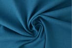 10 meter molton stof - Donker petrol, Overige kleuren, Verzenden, 120 cm of meer, Katoen