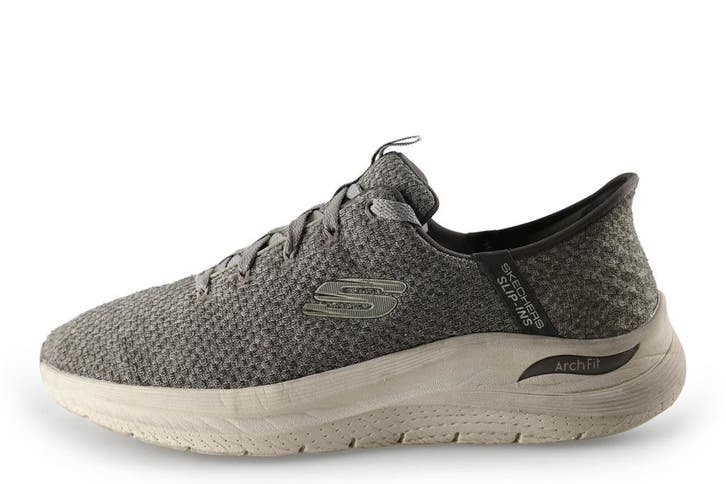 Skechers Instappers in maat 44 Bruin, Vêtements | Hommes, Chaussures, Envoi