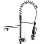 tectake Flexibele keukenkraan met 2 kranen en verwijderbare, Huis en Inrichting, Verzenden, Nieuw