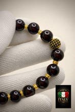 OP MAAT - Granaat - Zilver 925 - Certificaat - Armband -, Verzamelen