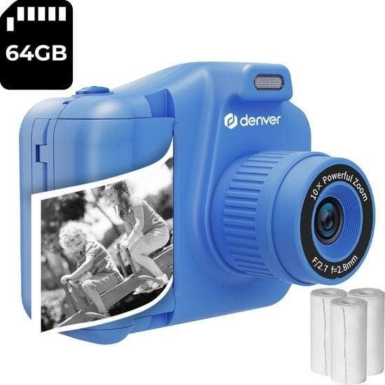 2dekans | Denver Kindercamera Full HD met Printer - Selfie, Enfants & Bébés, Jouets | Autre, Enlèvement ou Envoi