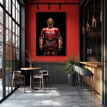 Artxlife - C-3PO Starwars Red Coke, Nieuw