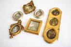 Cadre (6)- Décorez avec des estampes vintage - Bois, Soie,, Antiquités & Art