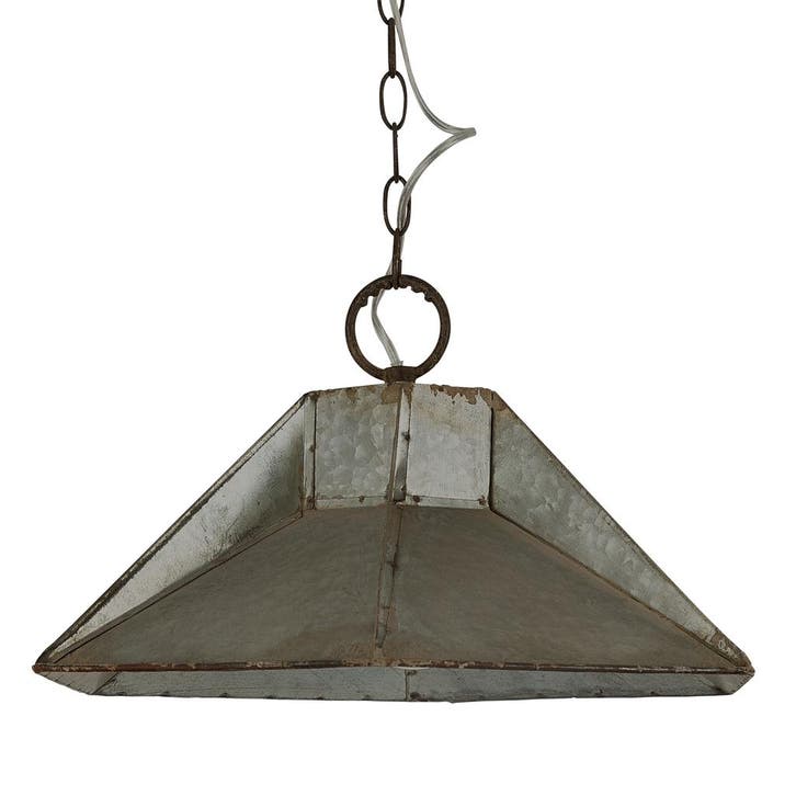 hanglampen Hanglamp Austin Zink Binnenverlichting, Huis en Inrichting, Lampen | Hanglampen, Nieuw, Metaal, Overige materialen