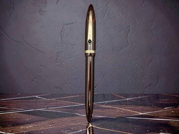 Pineider - Edizioni Musei Vaticani (Woodgrain) - Plumín Oro, Nieuw