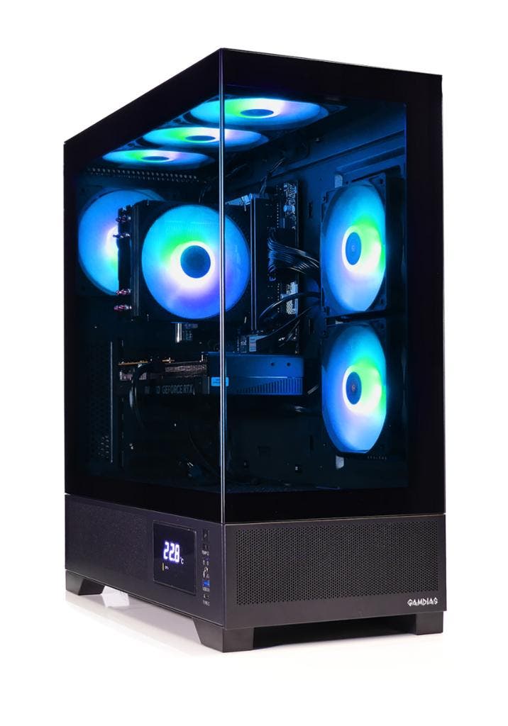 AMD Ryzen 5 5500 High-End RGB Game PC - RTX 5060 Ti 8GB -..., Computers en Software, Desktop Pc's, Nieuw, Ophalen of Verzenden