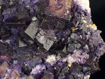Cave in Rock Fluorite Phantom Cristaux sur matrice - Hauteur