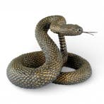 Initials S.J. - Sculpture, Magnificent Rattlesnake - 30 cm -, Antiek en Kunst