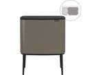 Brabantia Bo Touch Bin - Prullenbak - 11 + 23 liter -, Verzenden