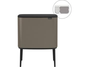 Brabantia Bo Touch Bin - Prullenbak - 11 + 23 liter -, Verzenden, Zo goed als nieuw
