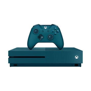 Xbox One S 500GB Deep Blue + S Controller, Games en Spelcomputers, Spelcomputers | Xbox One, Ophalen of Verzenden, Zo goed als nieuw