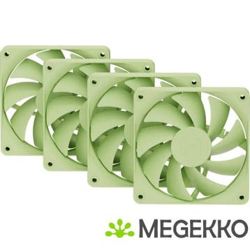 Hyte FA12 120mm PWM Fan 4 Pack [MATCHA MILK], Verzenden, Nieuw