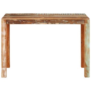 vidaXL Eettafel 110x55x76 cm gerecycled massief mangohout, Verzenden, Nieuw