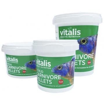 Vitalis Cichlid Carnivore Pellets 70g (1 mm), Verzenden, Nieuw
