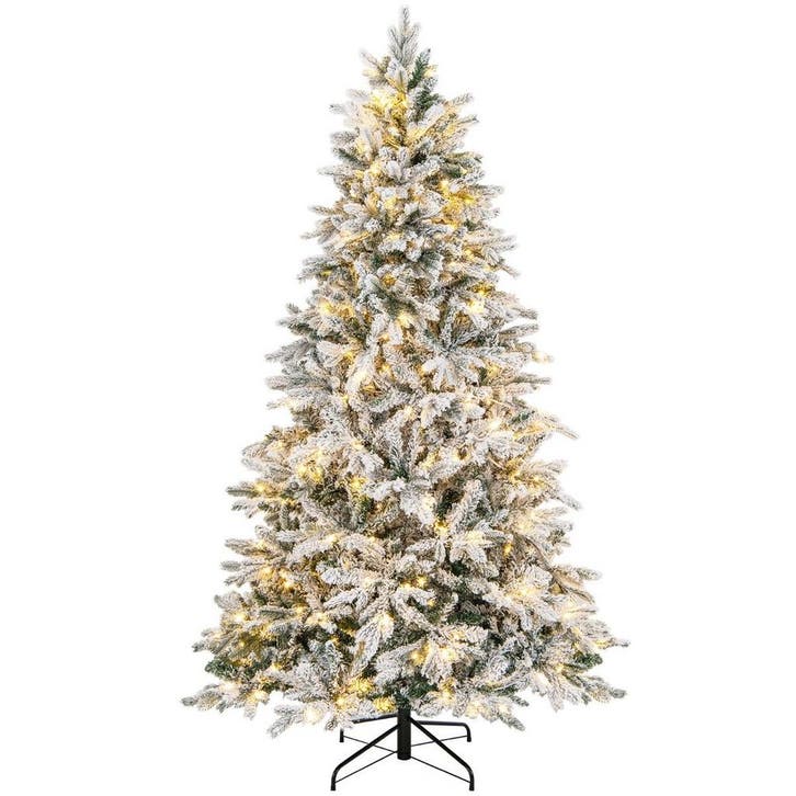2dekans | Coast kunstkerstboom 210 cm – geflockt, Divers, Noël, Enlèvement ou Envoi