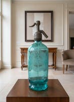 Fles - Uraniumglas - sifonfles voor sodawater