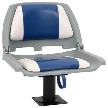 vidaXL 2-delige Bootstoelenset inklapbaar 48x51x41 cm blauw, Verzenden, Nieuw