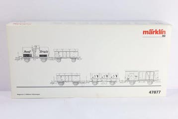 Märklin H0 - 47877 - Ensemble de wagons de marchandises pour, Hobby en Vrije tijd, Nieuw