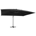 vidaXL Zweefparasol met LED-verlichting en paal 400x300 cm, Verzenden